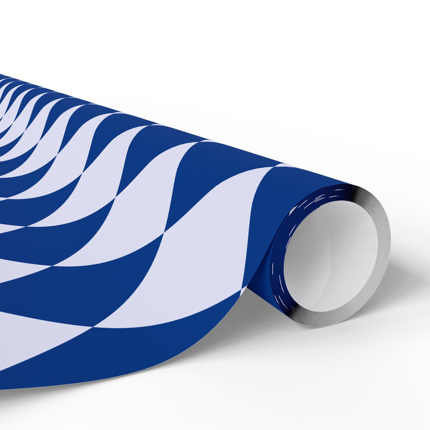 Blue on Blue Harlequin Pattern