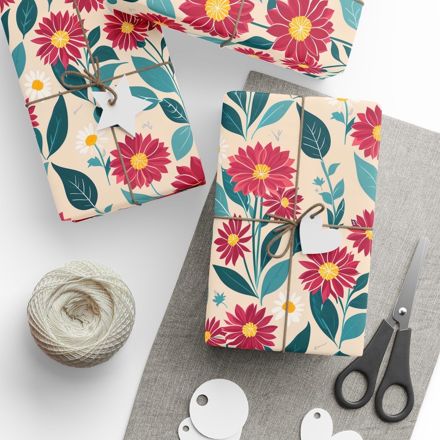 Daisy Wrapping Papers