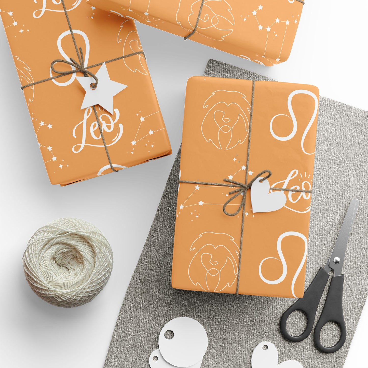 Hear Me Purr – Leo Zodiac Wrapping Paper