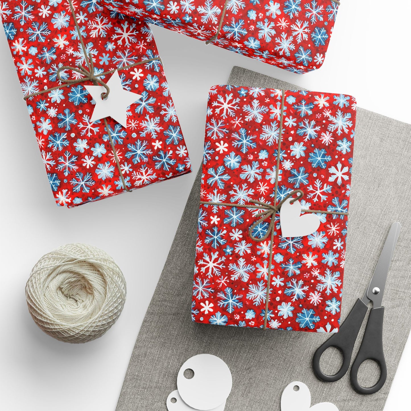 Festive Snowflake Wrapping Papers for All Occasions