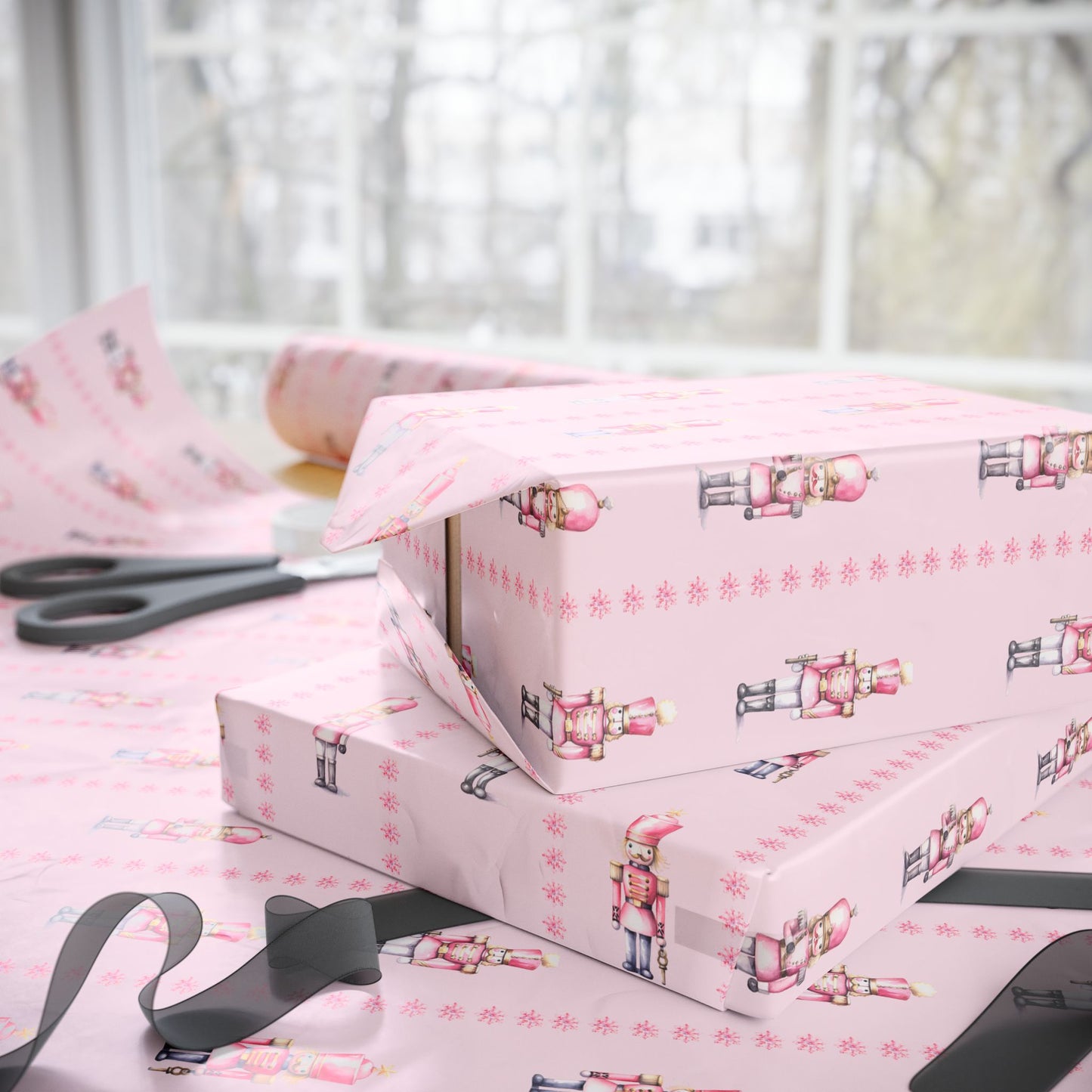 Pink Parade – Nutcracker Dreams Wrapping Paper