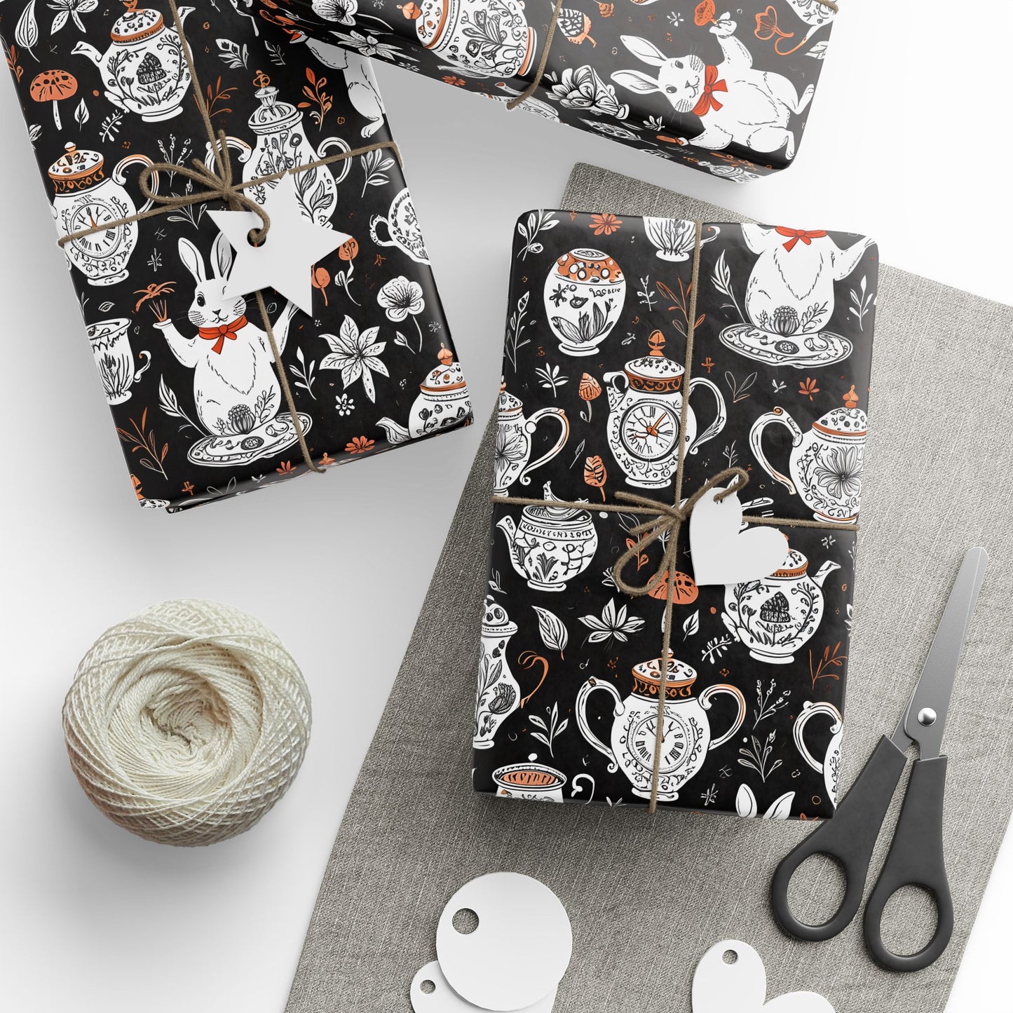 Vintage Alice In Wonderland Wrapping Papers