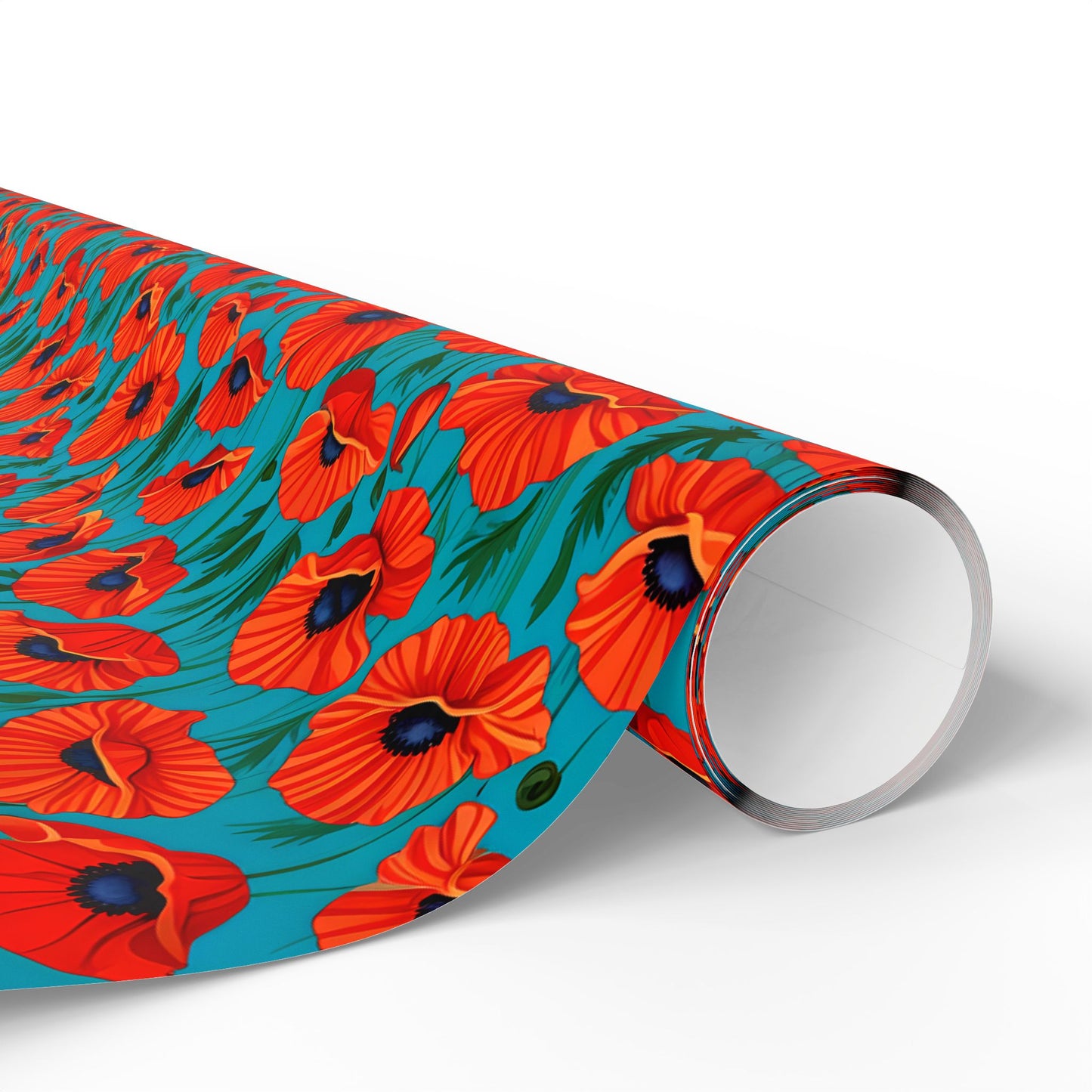 Red Poppies Wrapping Papers