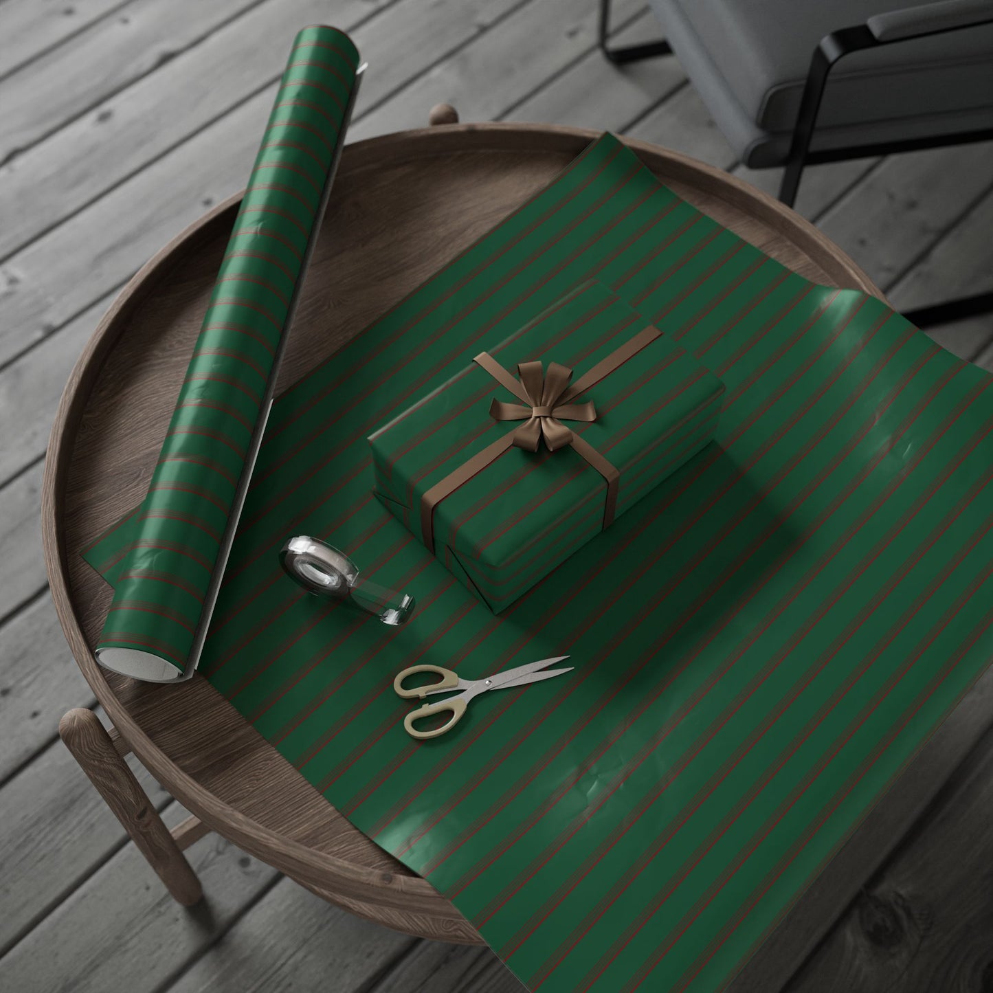 Elegant Green & Red Holiday