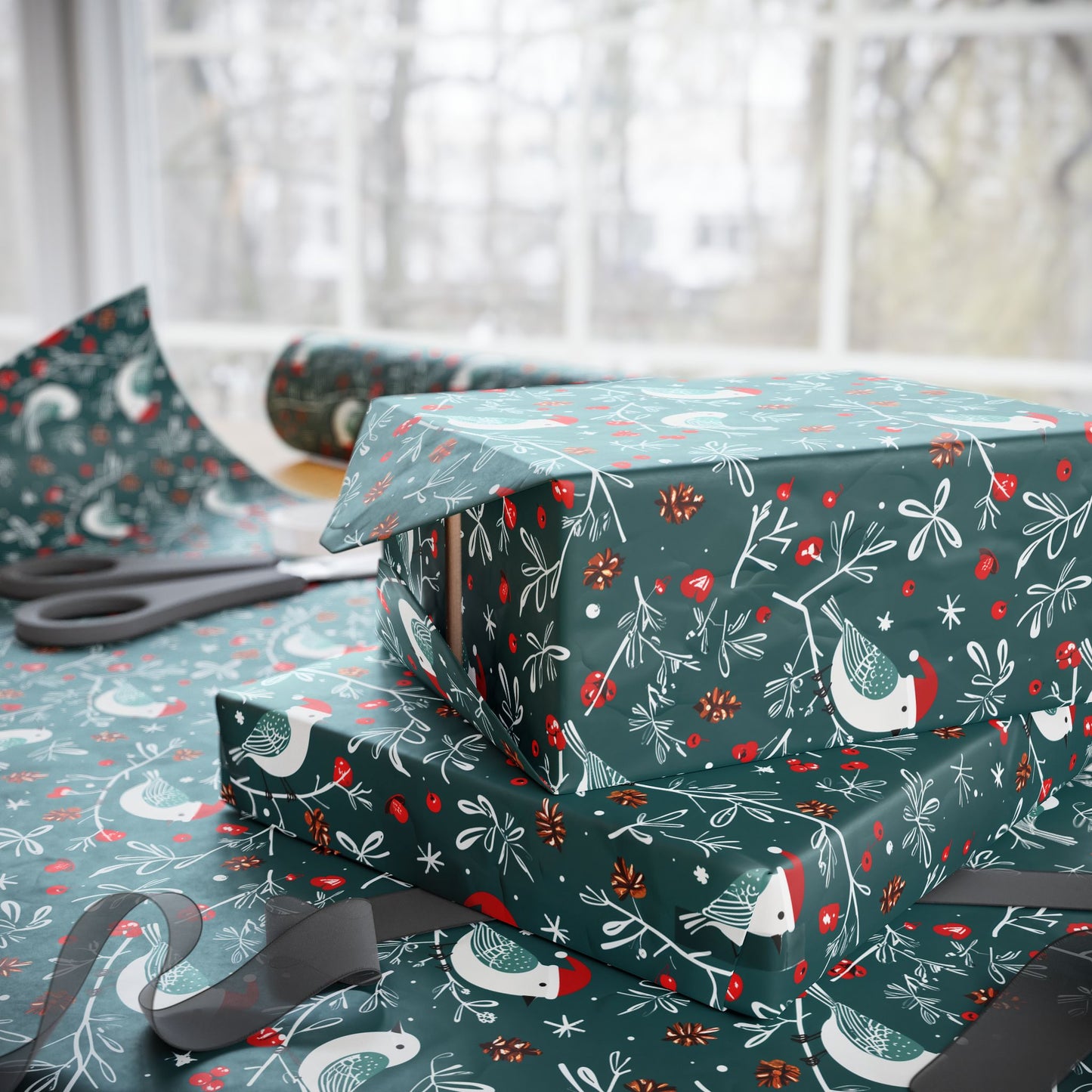 Chirp, Chirp, Hooray! Holiday Wrapping Paper