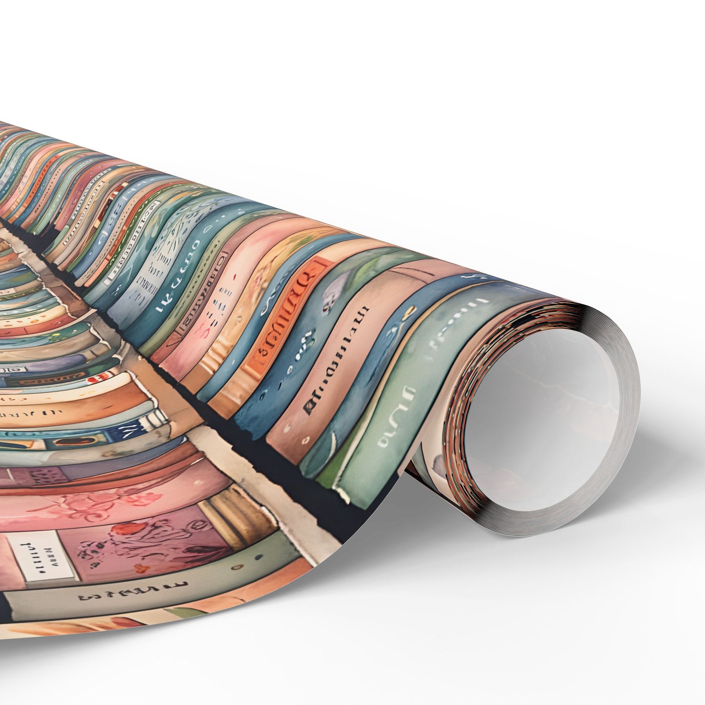 Shelf - Care – Whimsical Library Bookshelf Wrapping Paper