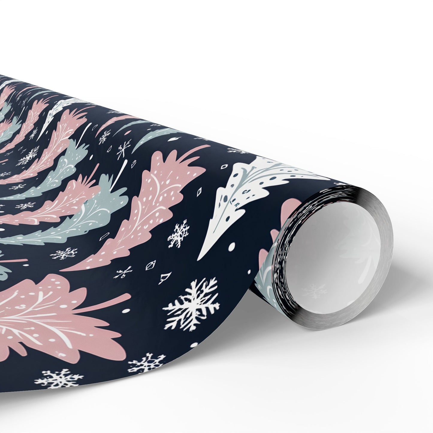 Pink, Blue & White Festive Wrapping Paper