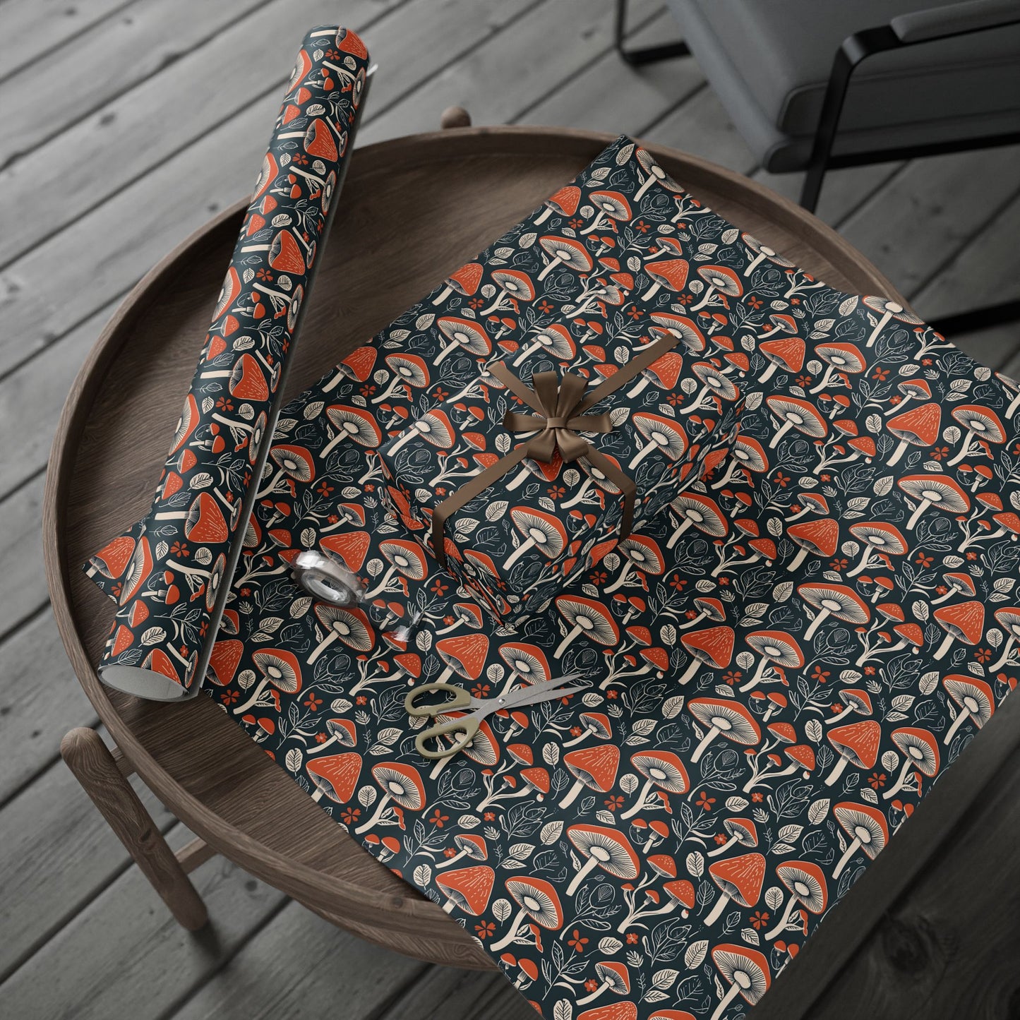 Retro - Inspired Mushroom Motif Design