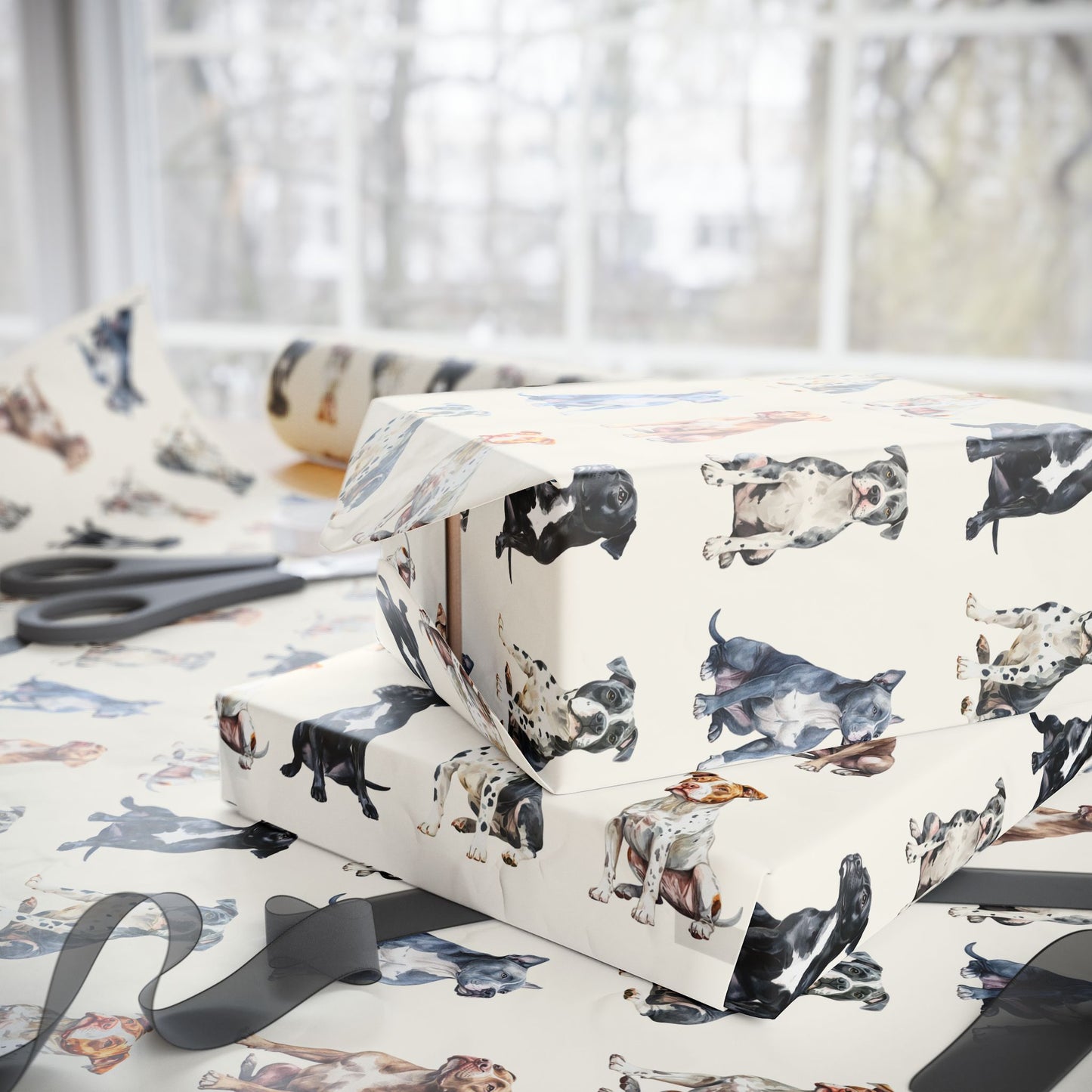 Pitbull Wrapping Paper Roll