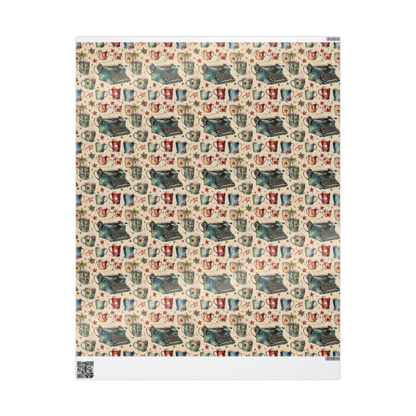 Warm Words & Cocoa – Vintage Writer Wrapping Paper