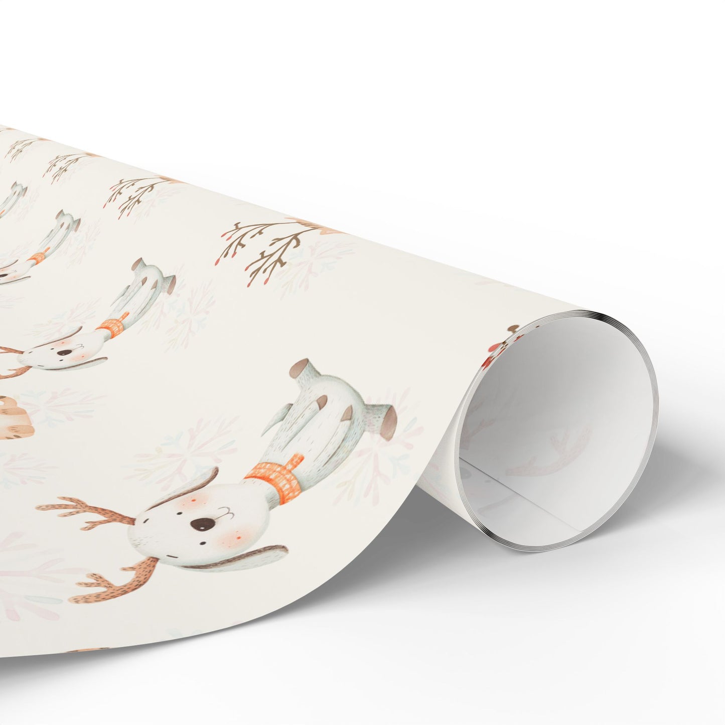 Merry Whiskers & Woofmas – Pastel Pets Holiday Wrapping Paper