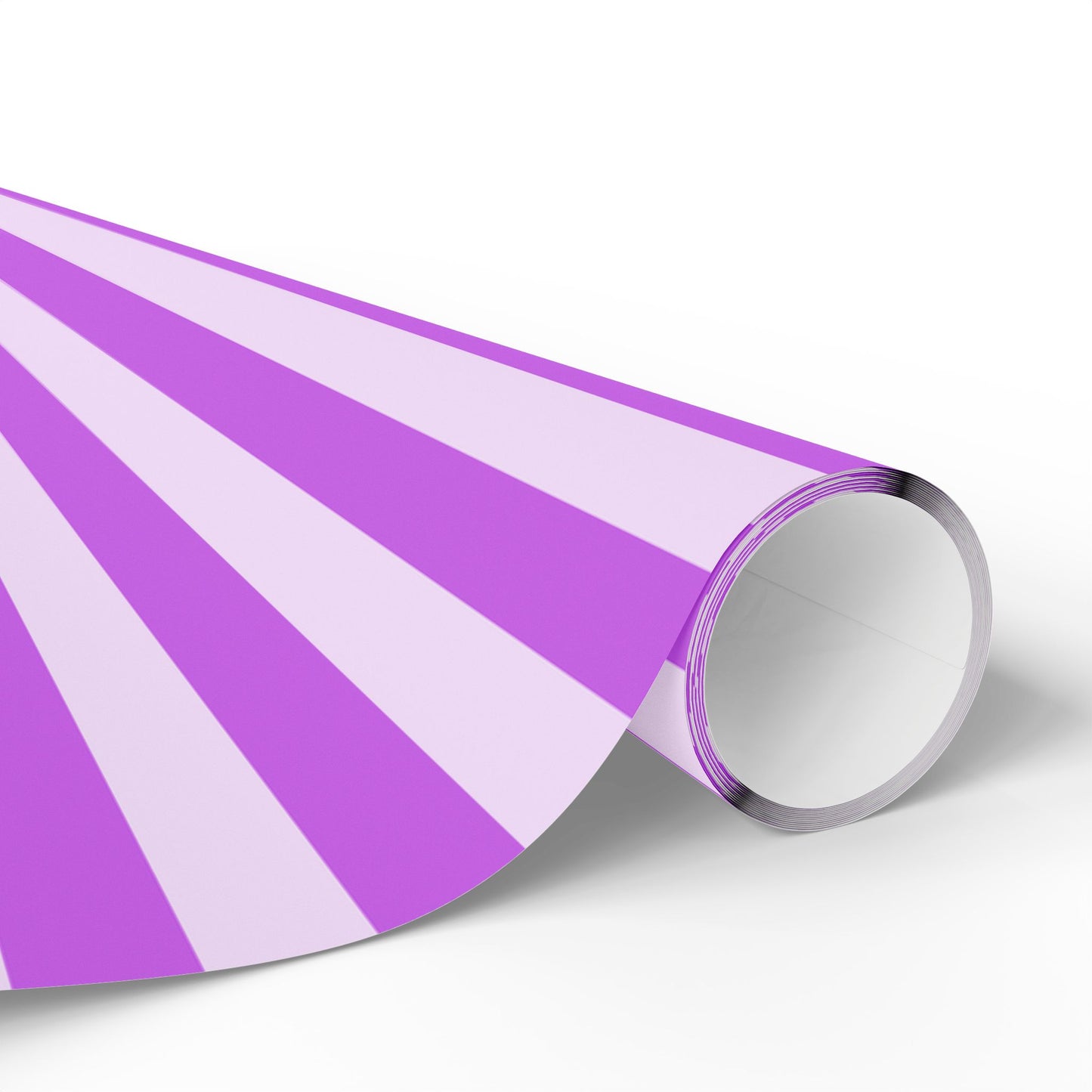 Chic Purple Stripes – Elegant Wrap for Birthdays, Holidays & More