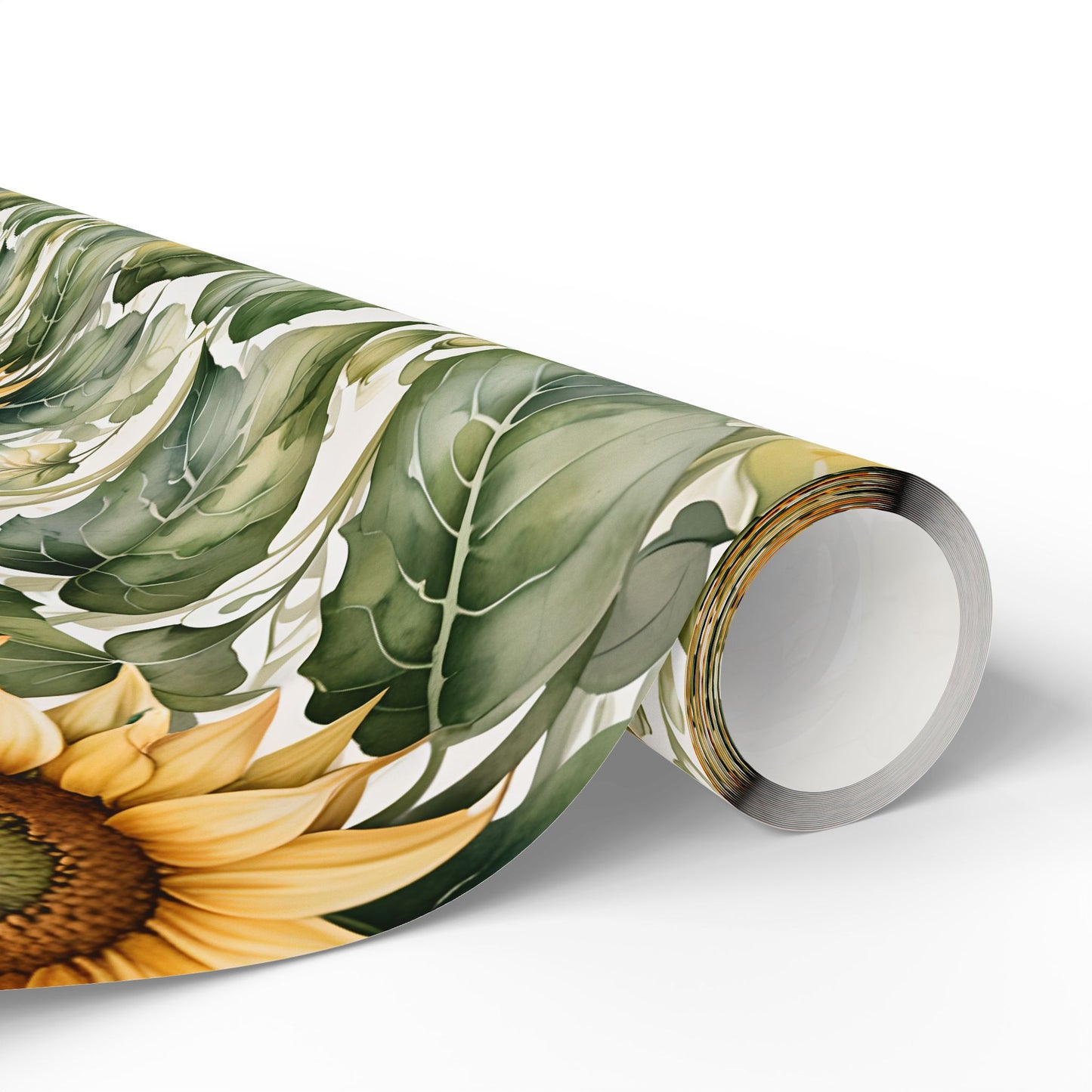 Cheerful Sunflower Patterned Gift Wrap