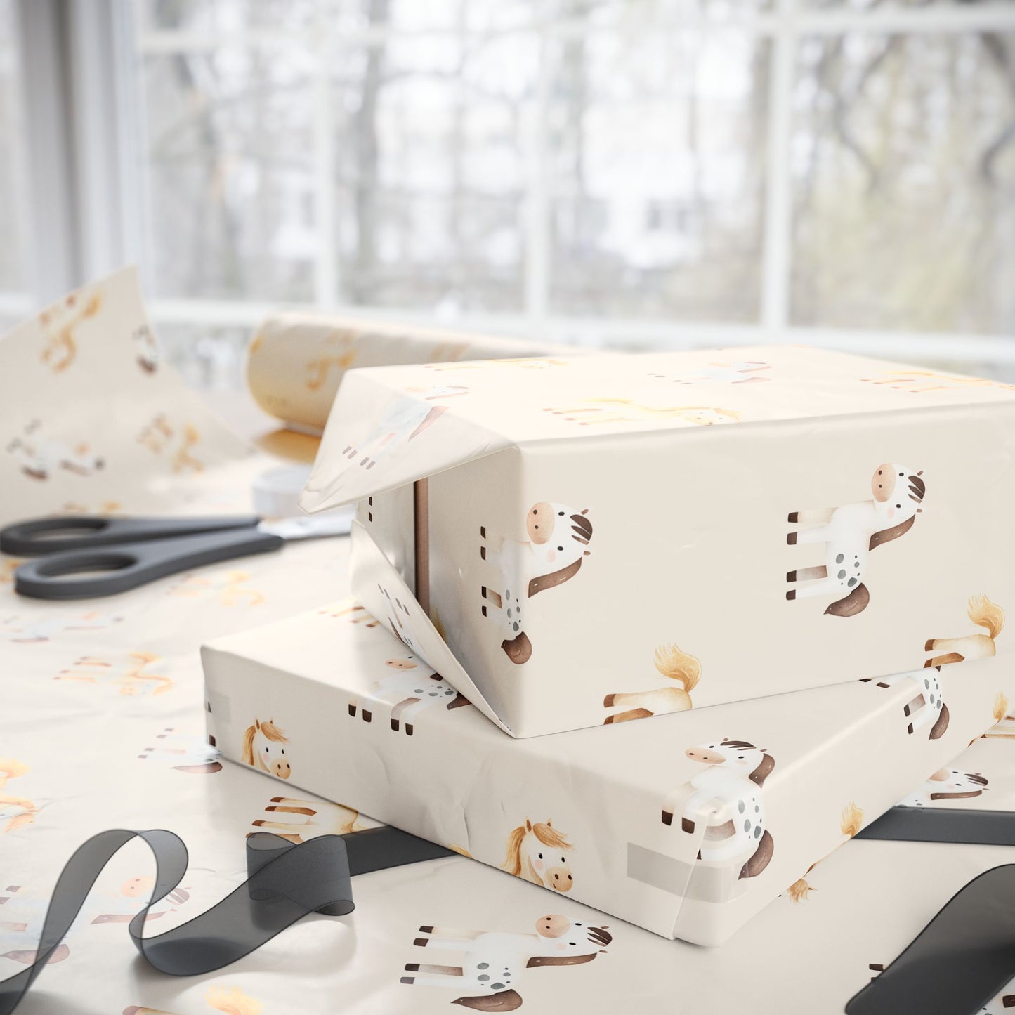 Cute Pony Wrapping Paper