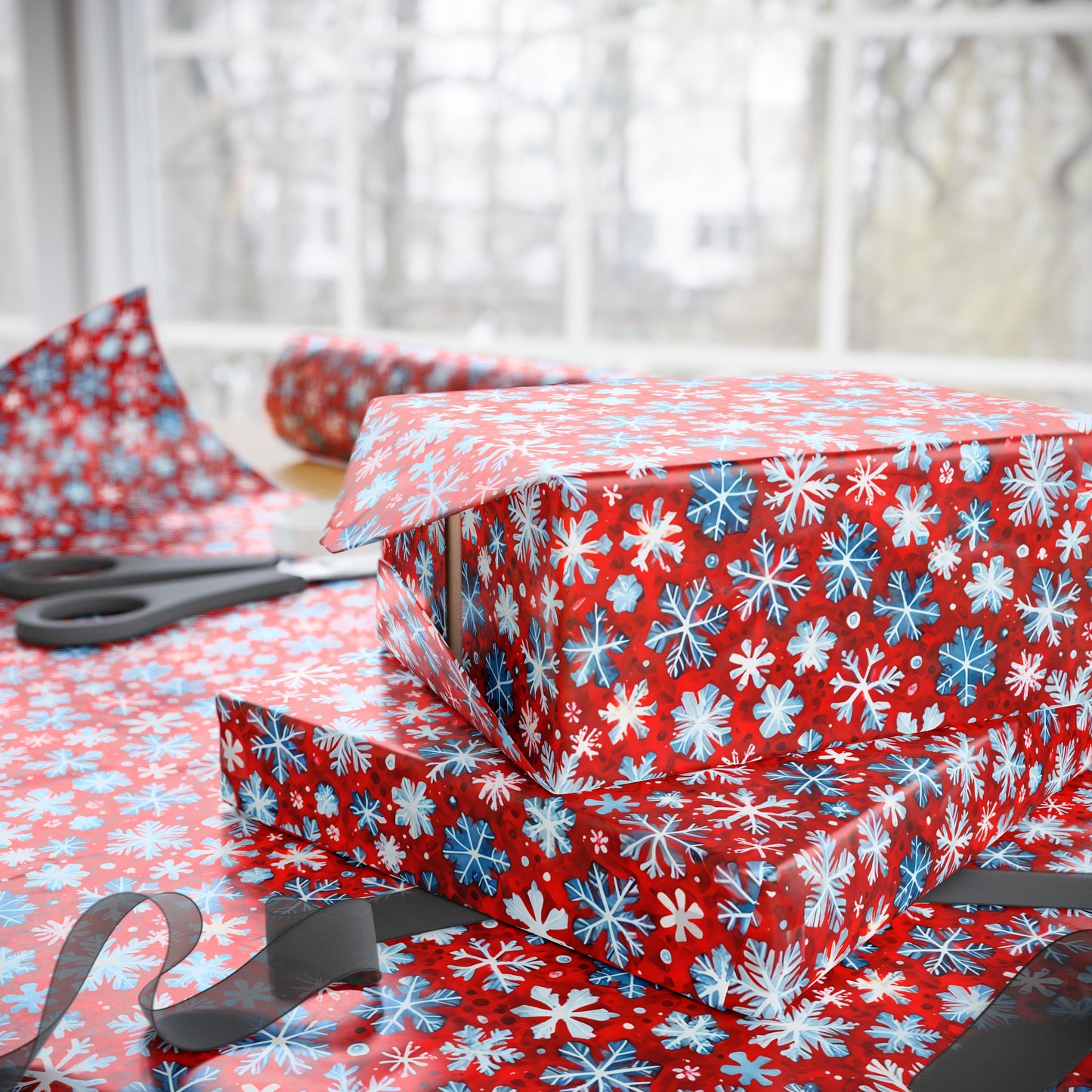 Festive Snowflake Wrapping Papers for All Occasions