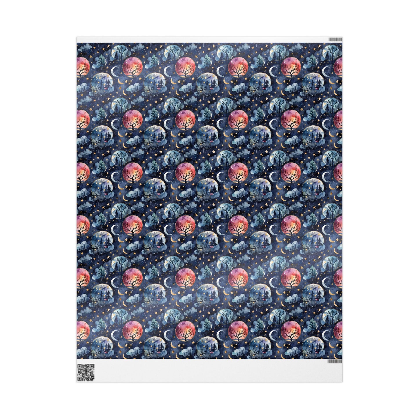 Lunar Woods – Dreamy Forest Wrapping Paper