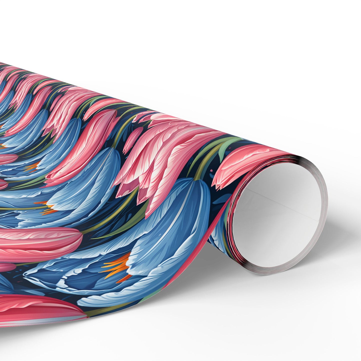 Vibrant Tulip Floral Wrapping Paper