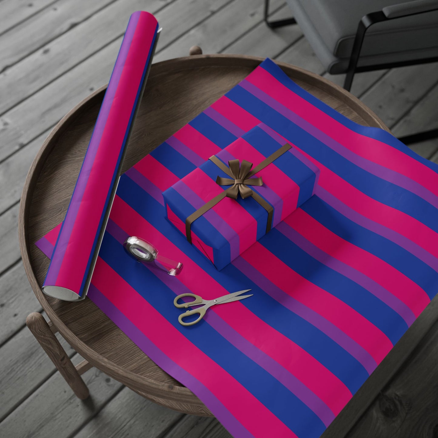 Bisexual Flag LGBTQ Gift Wrap