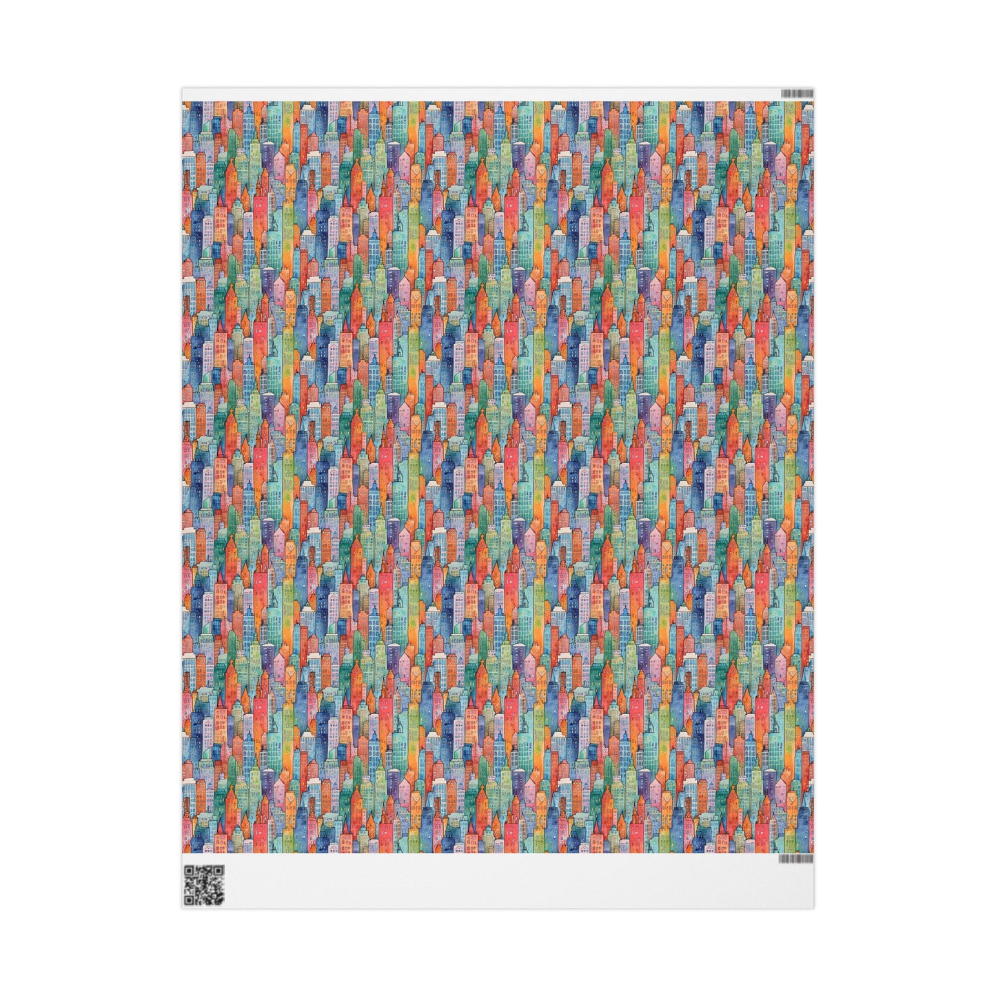 Abstract Cityscape Wrapping Papers