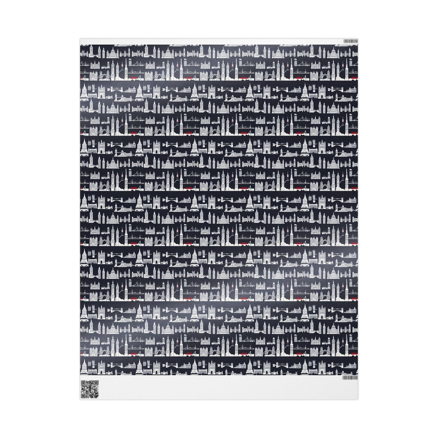 Cityscape Wrapping Paper – Elegant Gift Wrap for Holidays