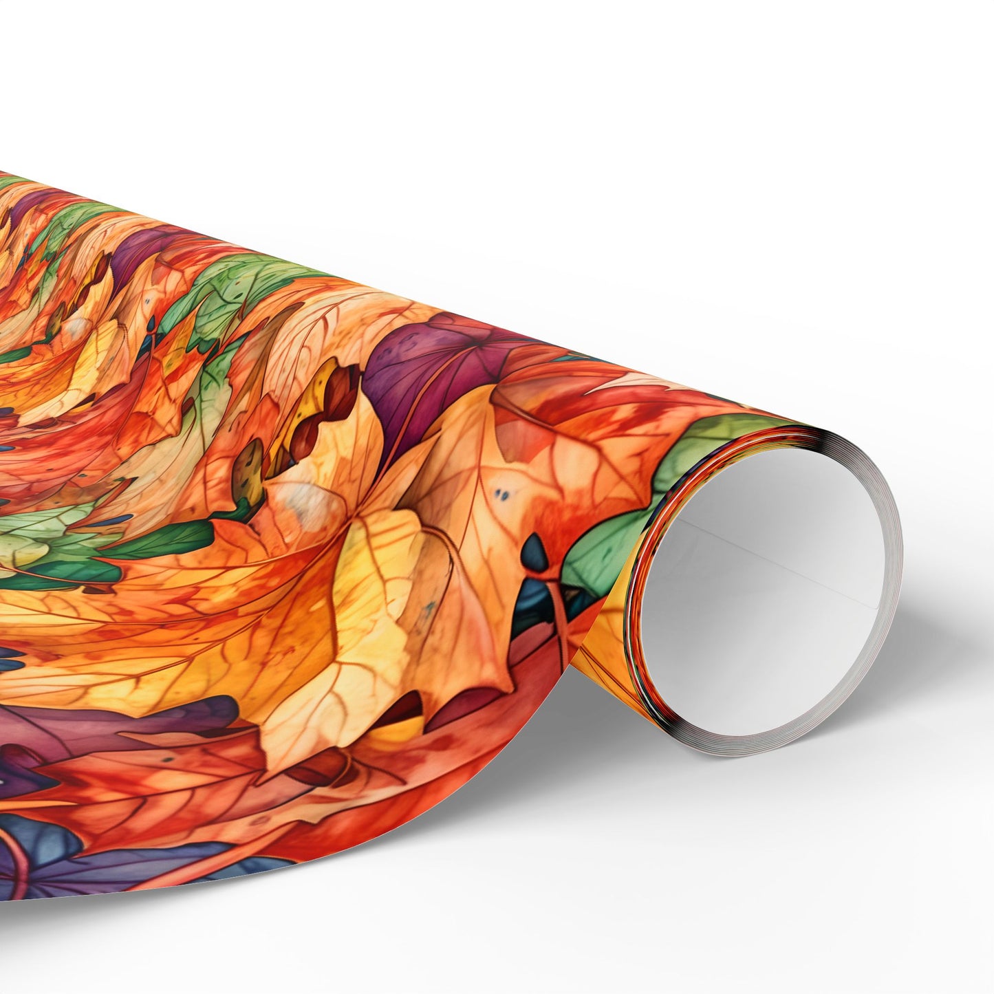 Fall Leaf Wrapping Papers, Autumn Gift Wrap