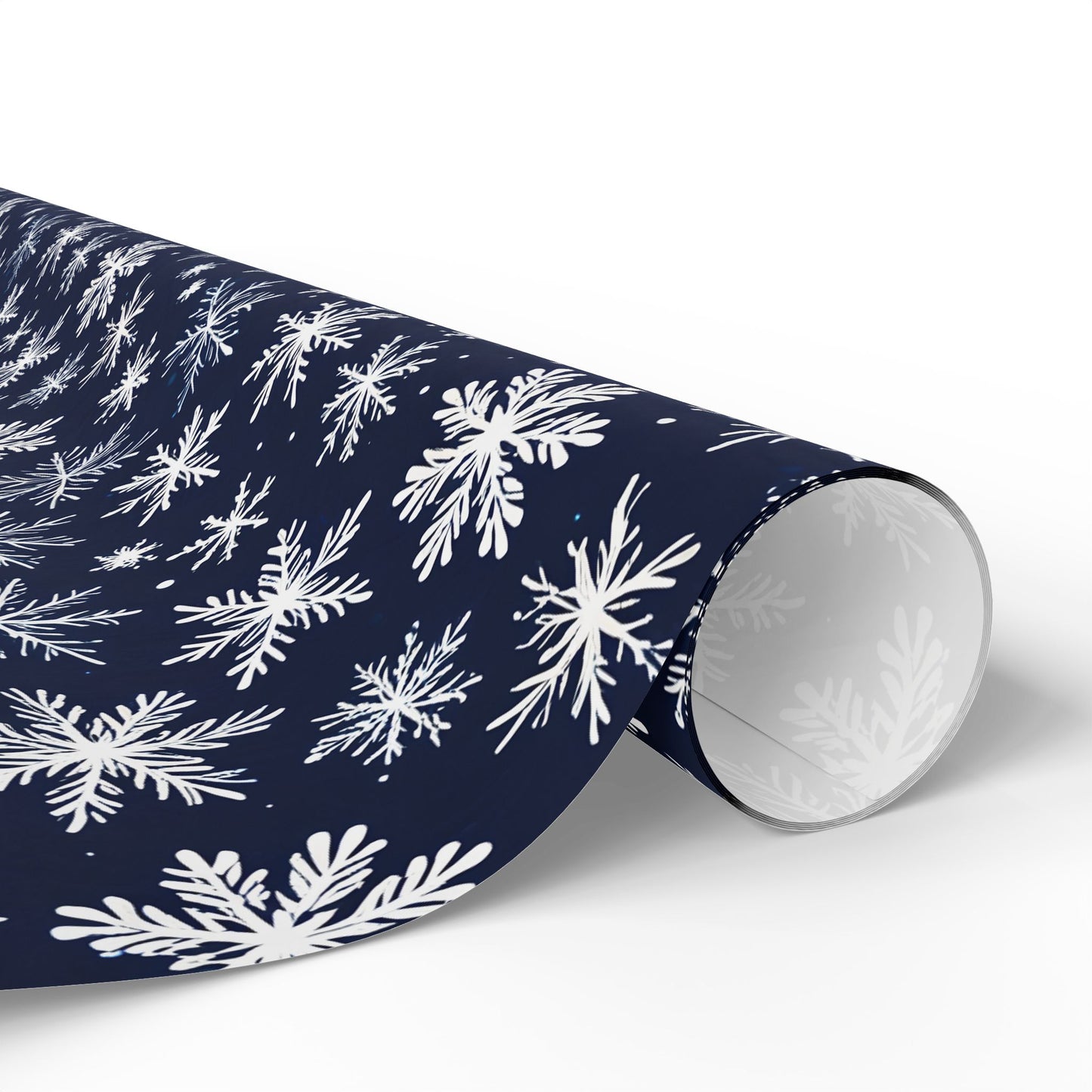 Let It Glow – Midnight Snowflake Wrapping Paper