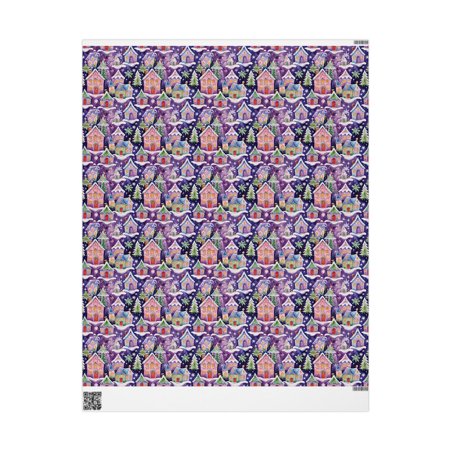 Merryville Magic – Enchanted Christmas Village Wrapping Paper