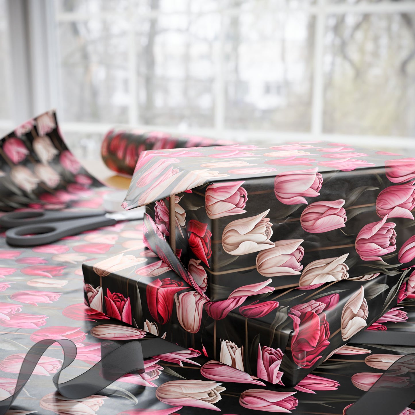 Spring - inspired Tulip Gift Wrap to Brighten Up Your Presents