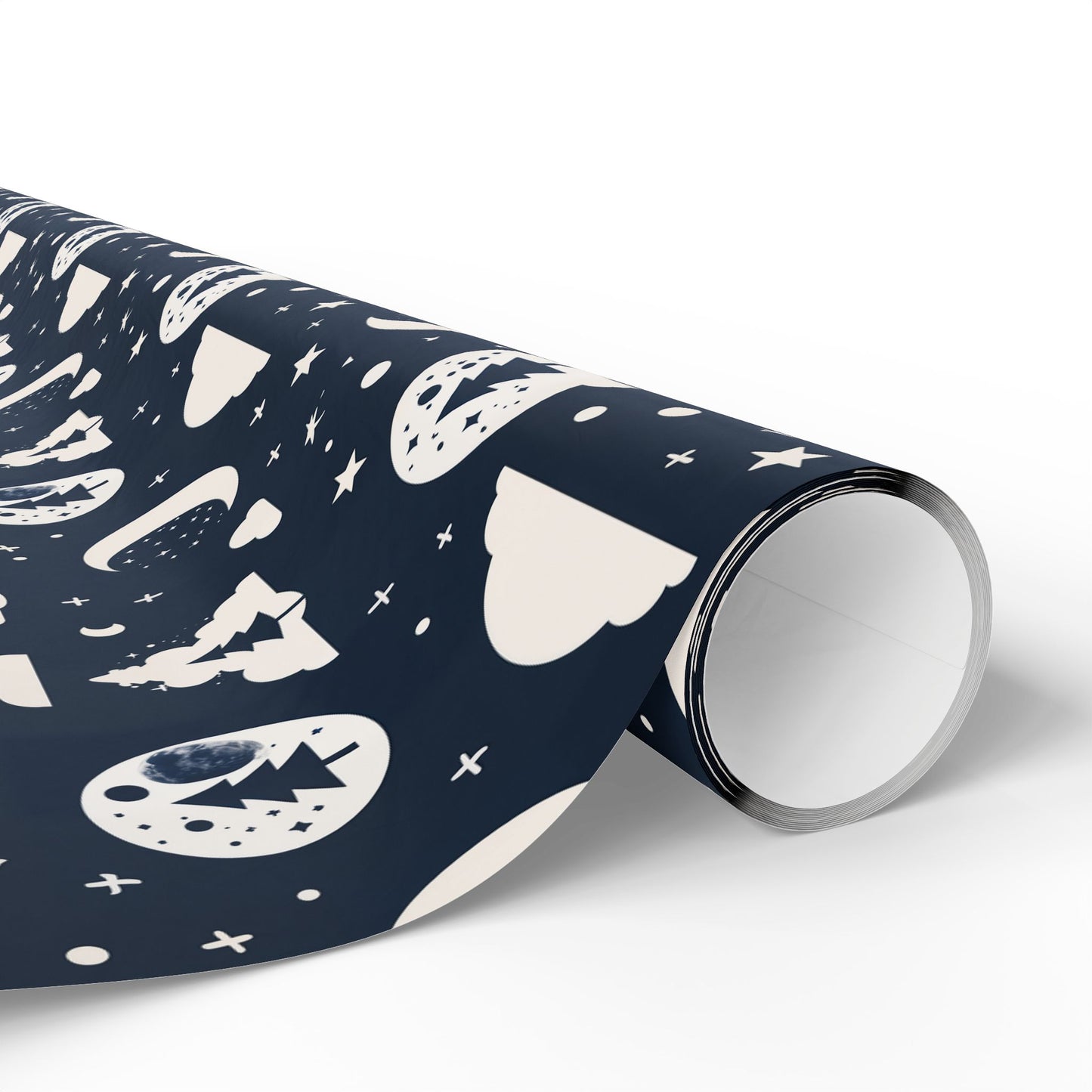 Wrapping Paper - Midnight Pines and Stars Wrapping Paper