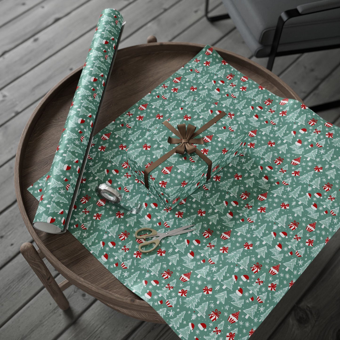 Jolly Sketchmas – Whimsical Winter Wrapping Paper