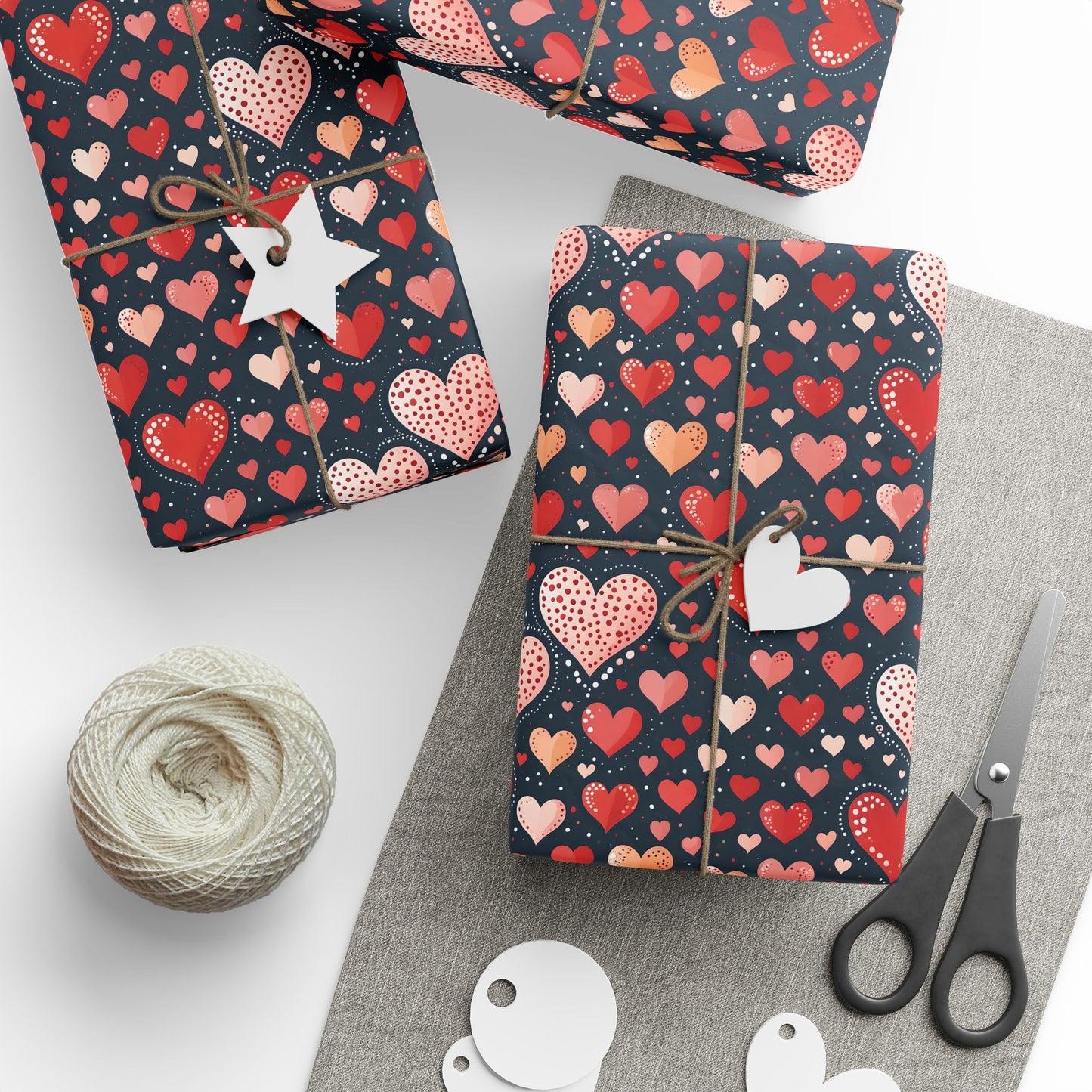 Heart Pattern Wrapping Paper