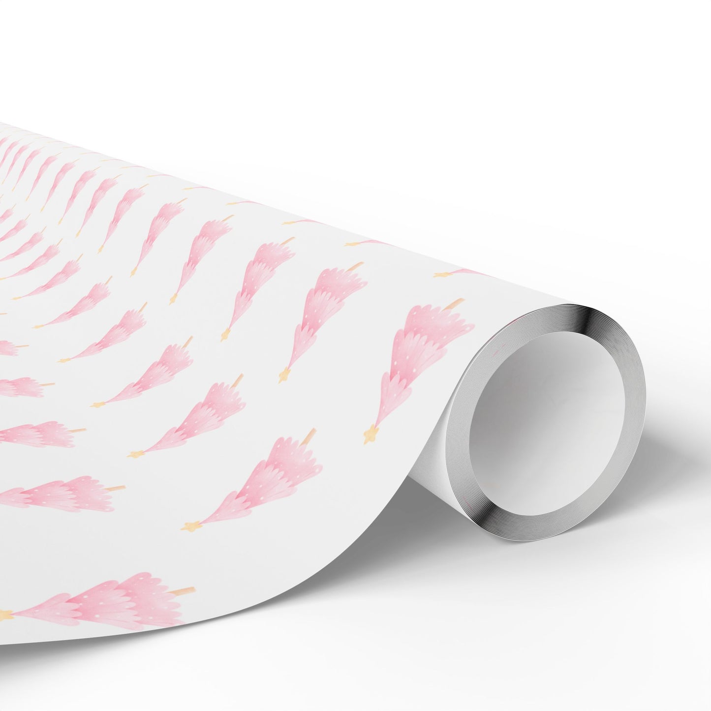 Think Pink Fir - real – Blush Christmas Tree Wrapping Paper
