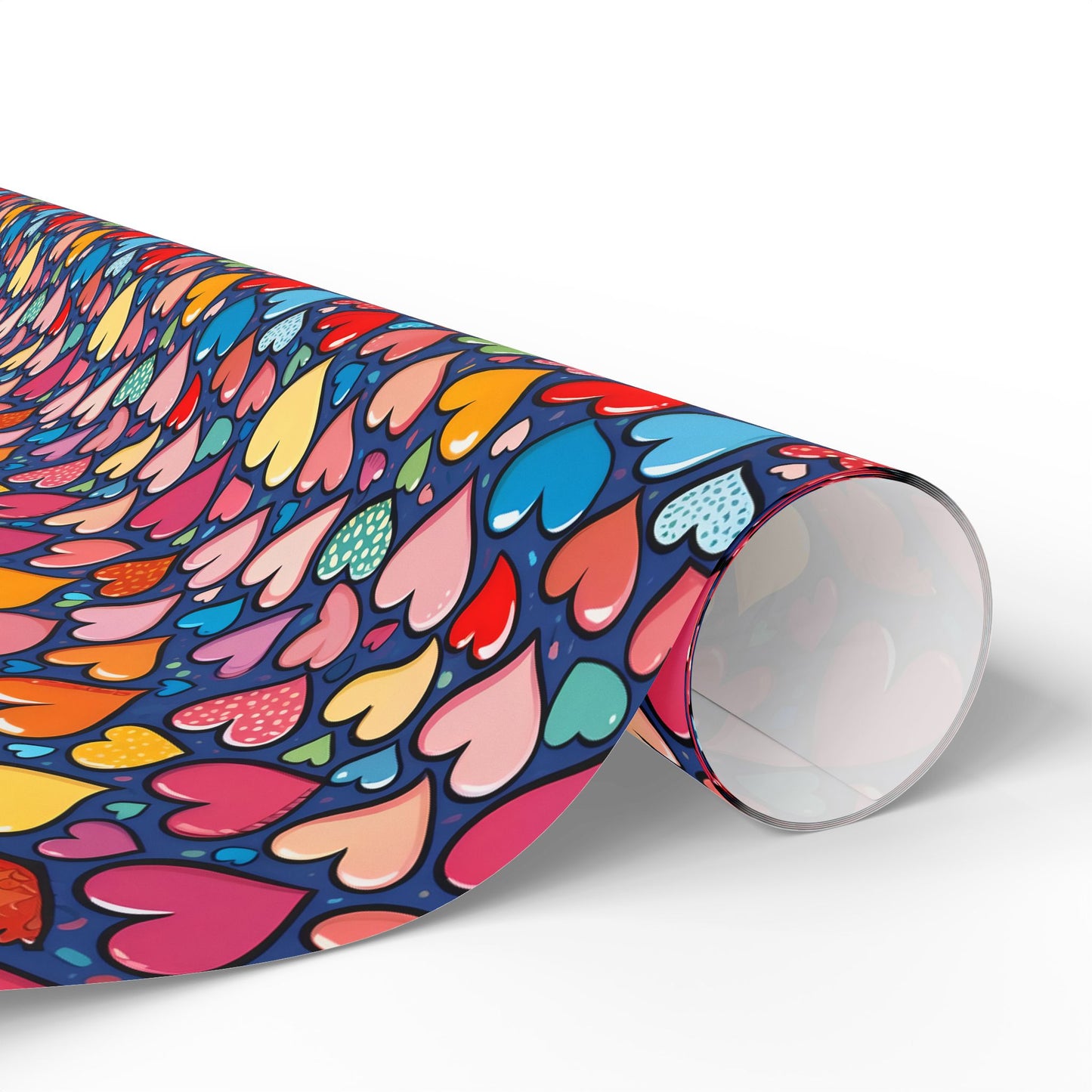 Colorful Heart Wrapping Paper