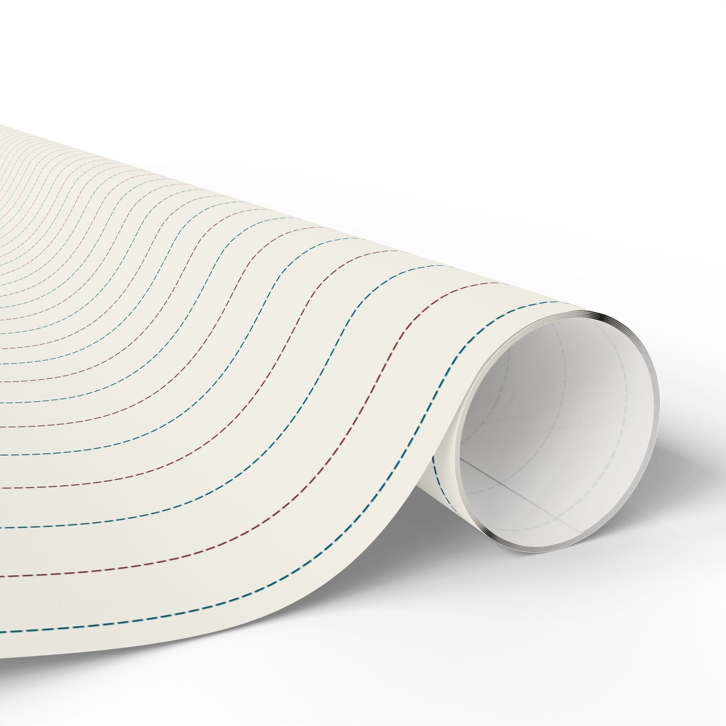 Elegant Stripe Wrapping Paper (cream, red, blue)