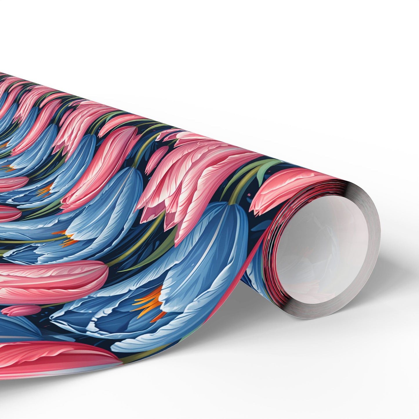 Vibrant Tulip Floral Wrapping Paper