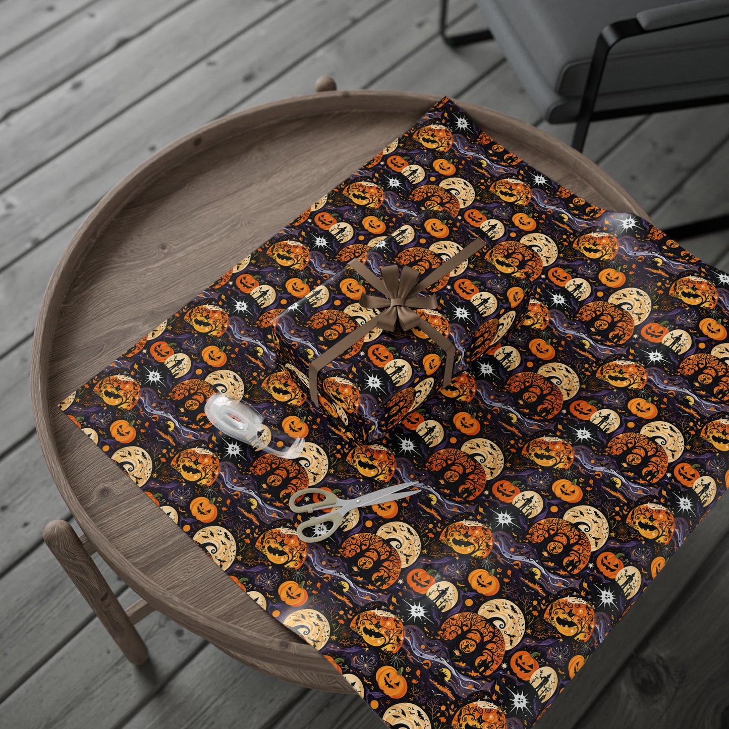 Spooky Halloween Gift Wrap for a Boo - tiful Surprise