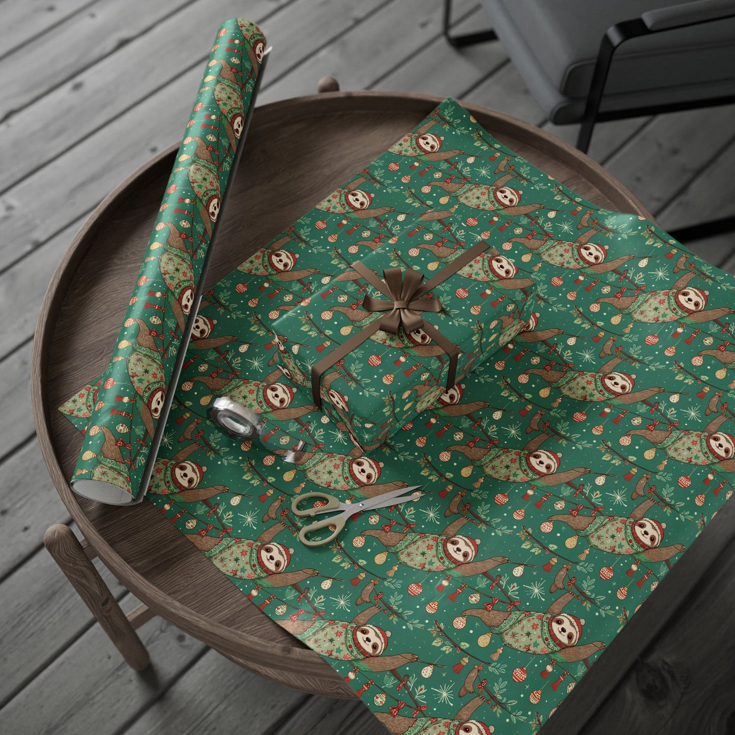 Slow Jingle, Big Mingle – Slothmas Wrapping Paper