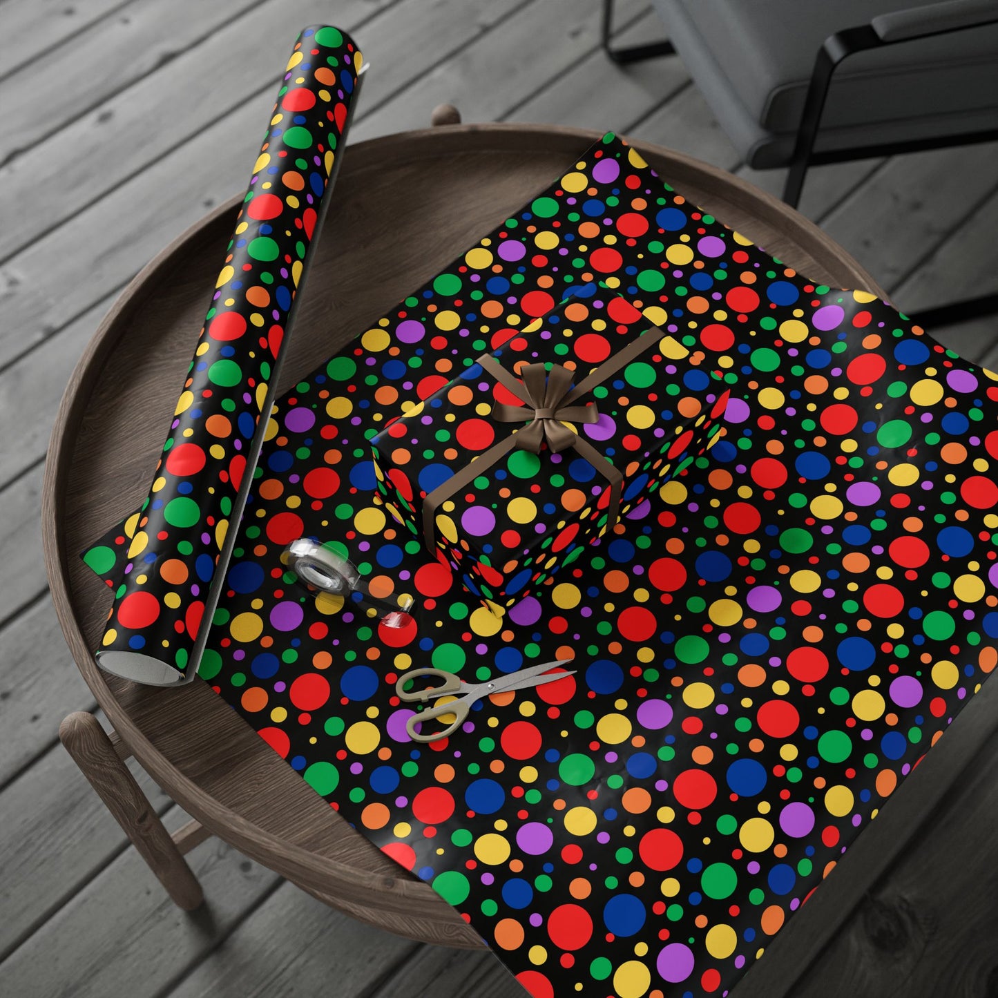 Colorful Polka Dot Wrapping Papers, Fun Gift Wrap for Birthdays, Parties, Celebrations, Events, Holidays, Arts and Crafts