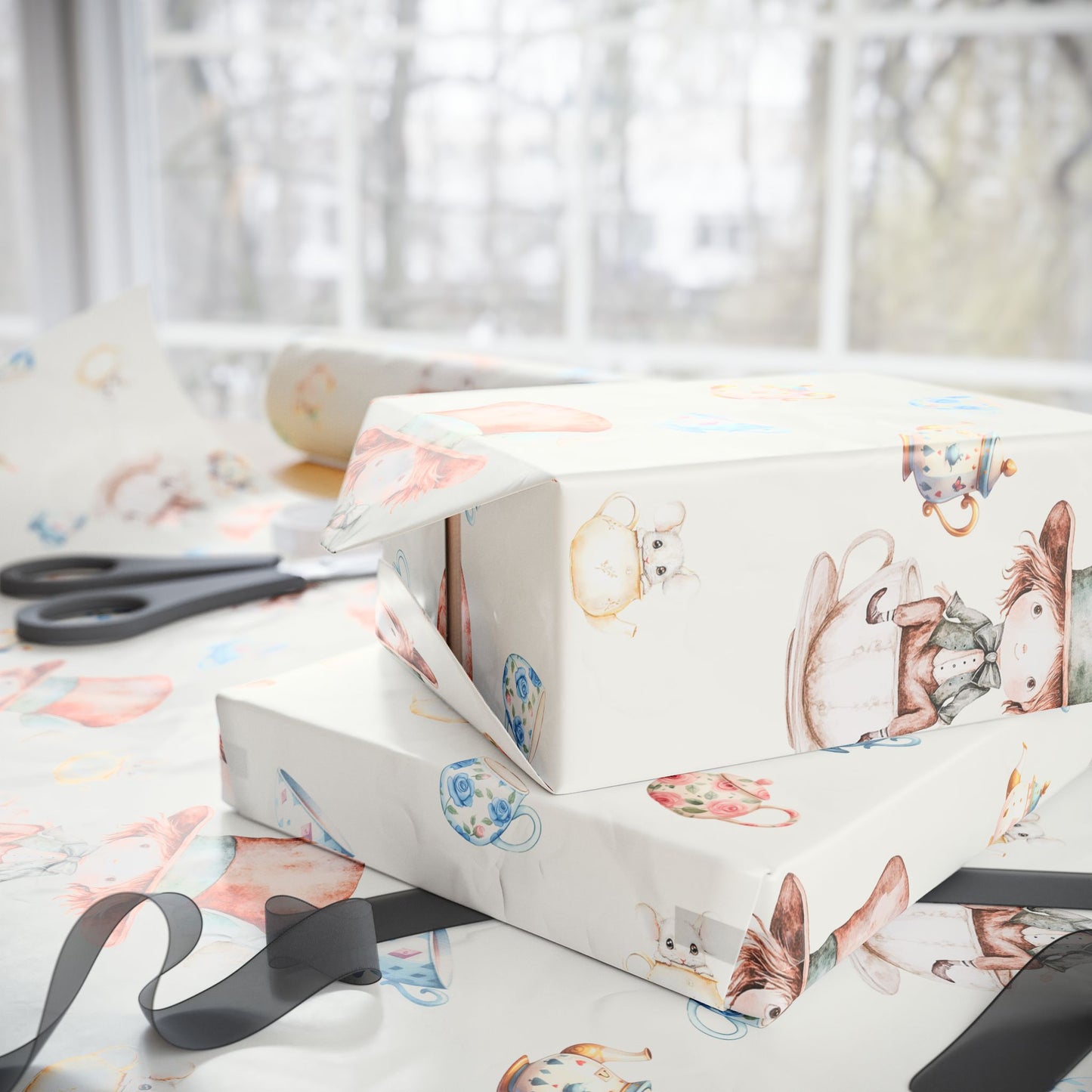 Mad Hatter Wrapping Paper for Any Occasion
