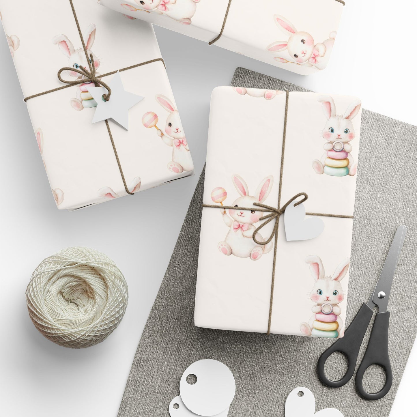 Whimsical Bunny Wrapping Paper