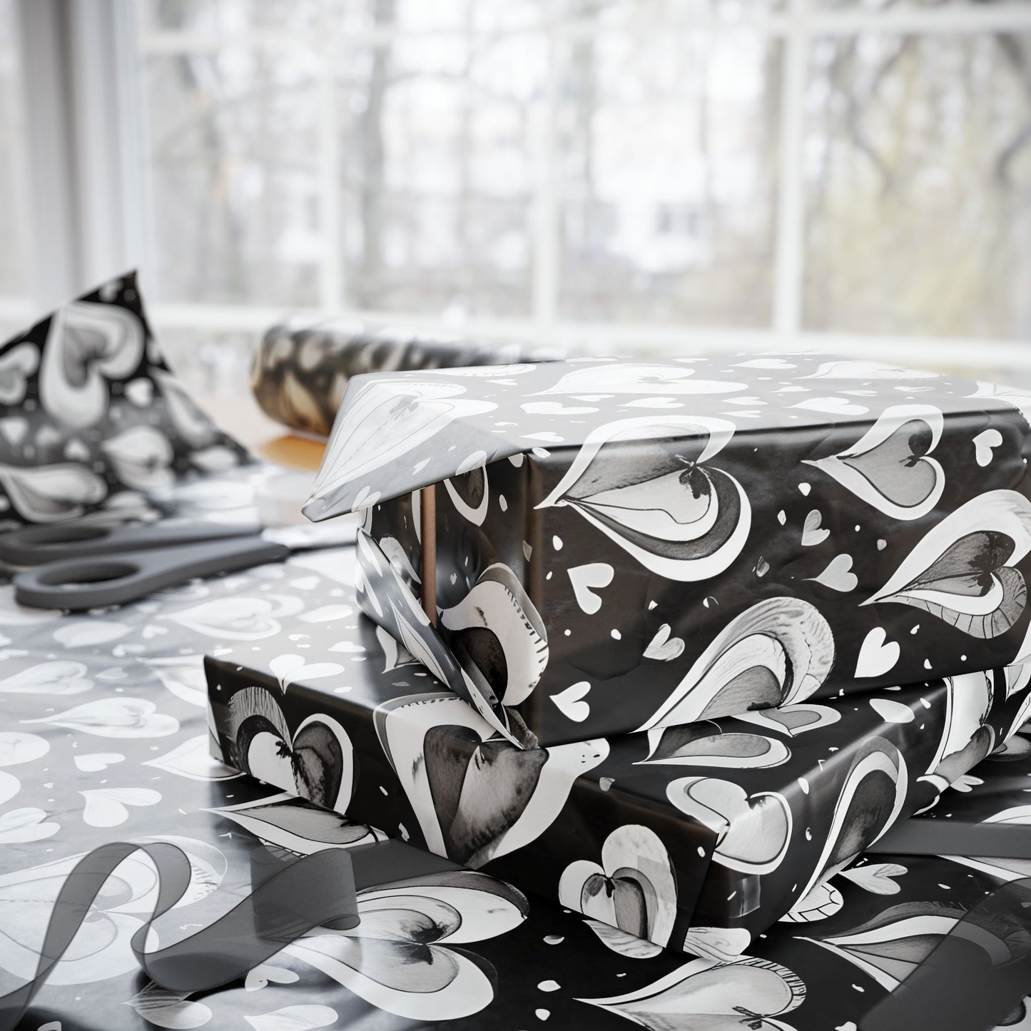 Heart Abstract Wrapping Paper