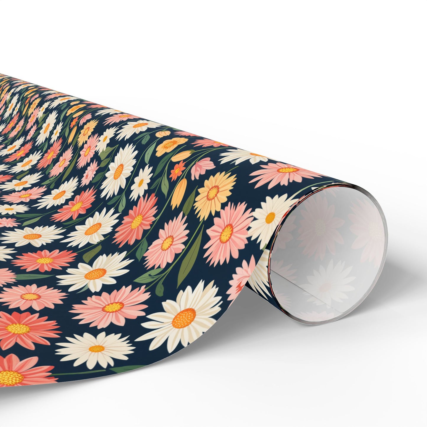 Colorful Daisy Floral Wrapping Paper