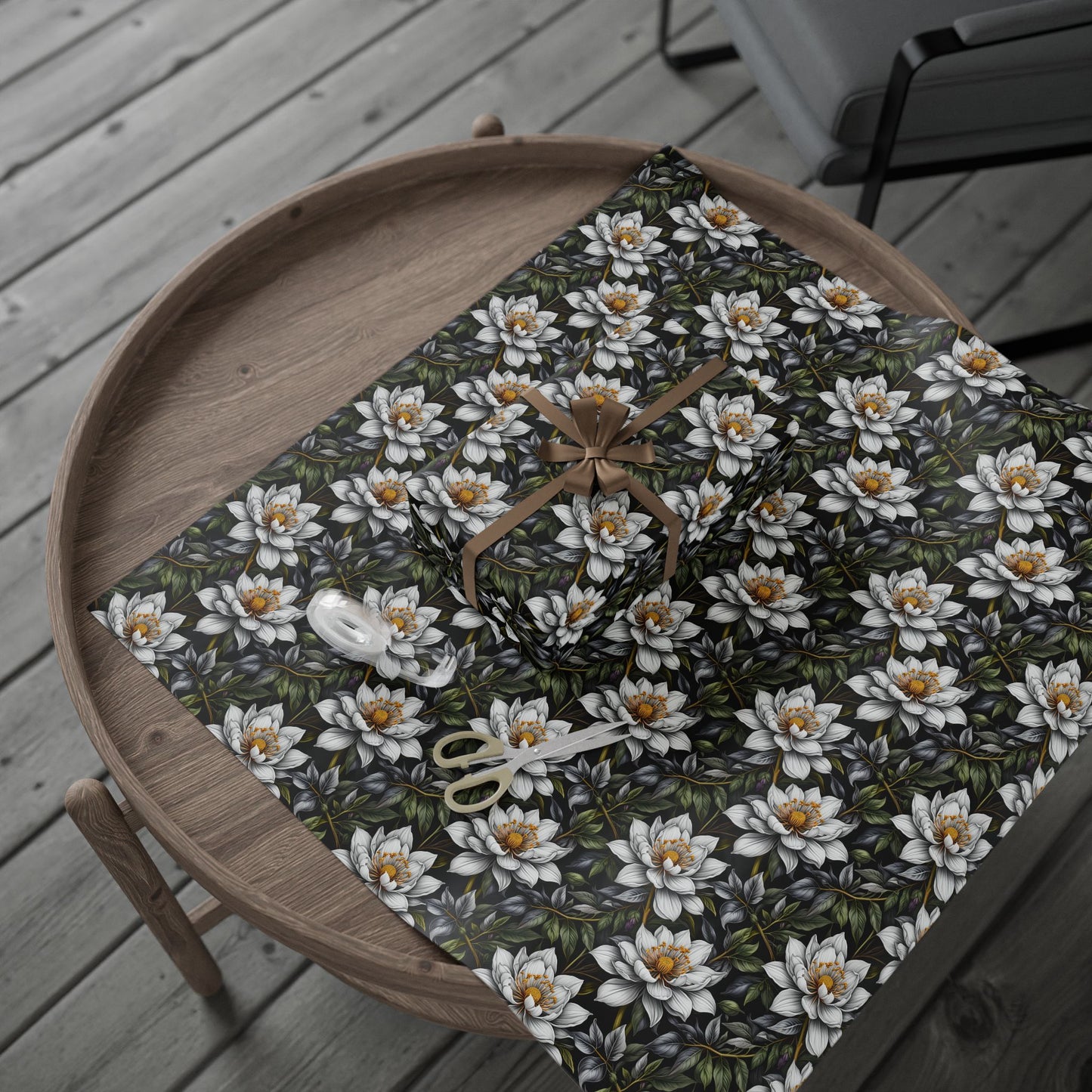 Trendy Botanical Wrapping Paper Eco Friendly Gifting