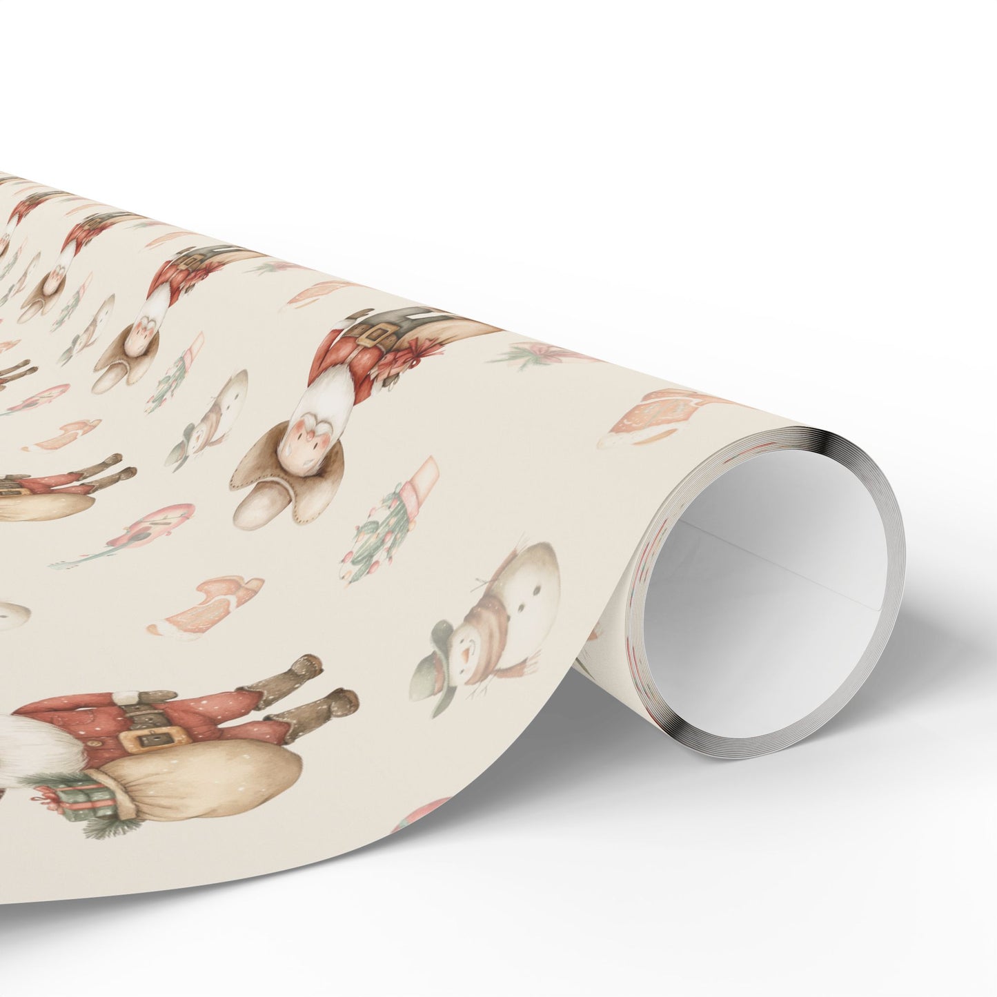 Santa’s Country Christmas – Western Cowboy Wrapping Paper