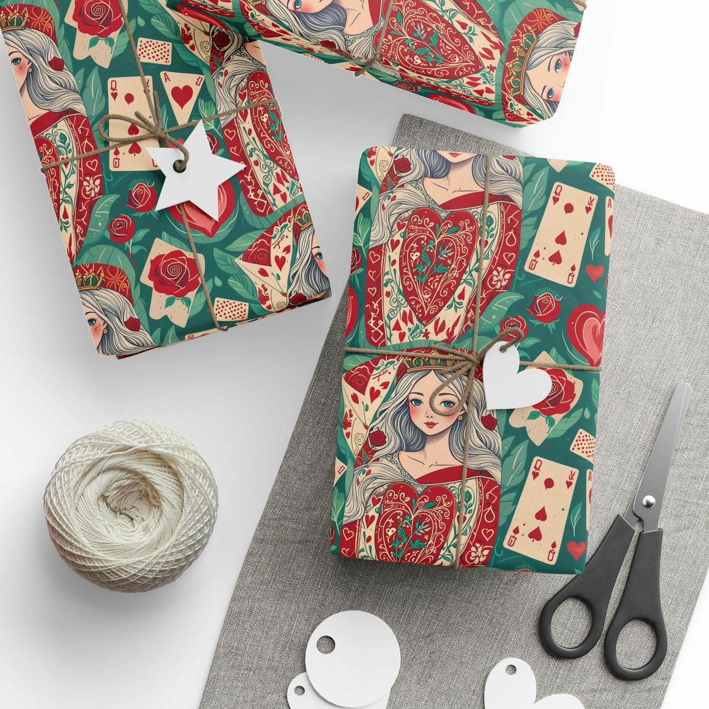 Queen of Hearts Playing Card Design