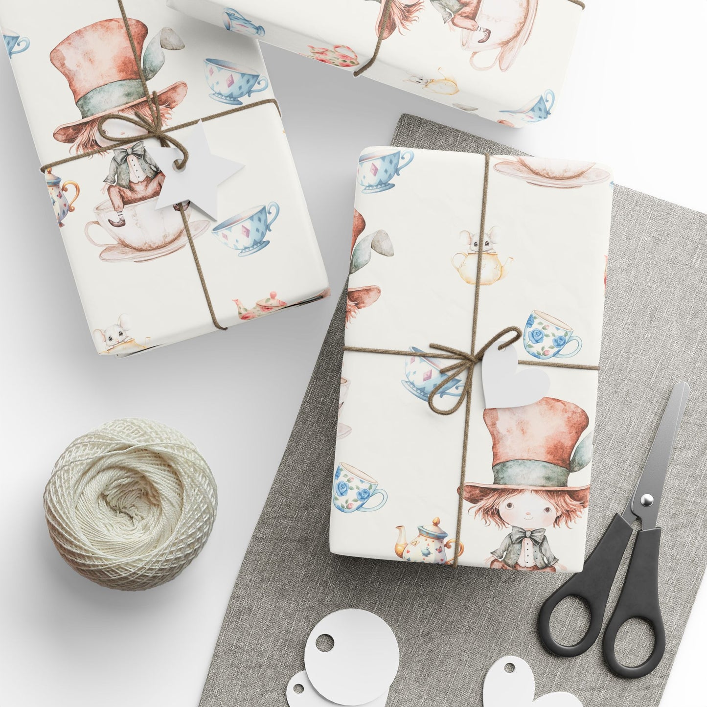 Mad Hatter Wrapping Paper for Any Occasion