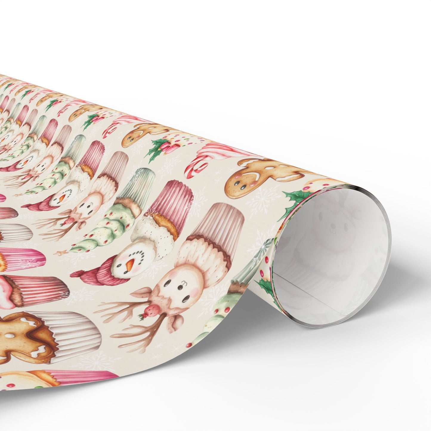 Frosted & Festive – Christmas Cupcake Cuties Wrapping Paper
