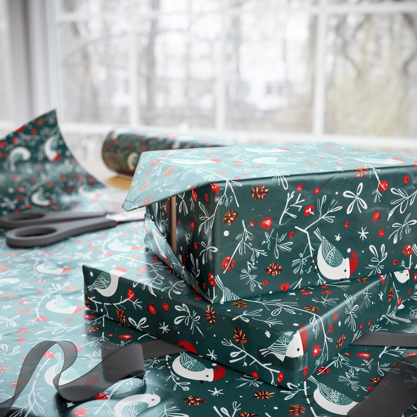 Chirp, Chirp, Hooray! Holiday Wrapping Paper