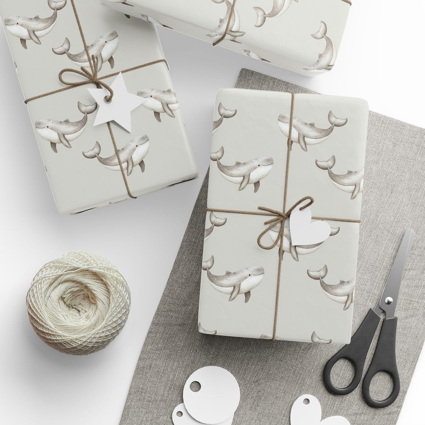 Cute Gray Whale Gift Design