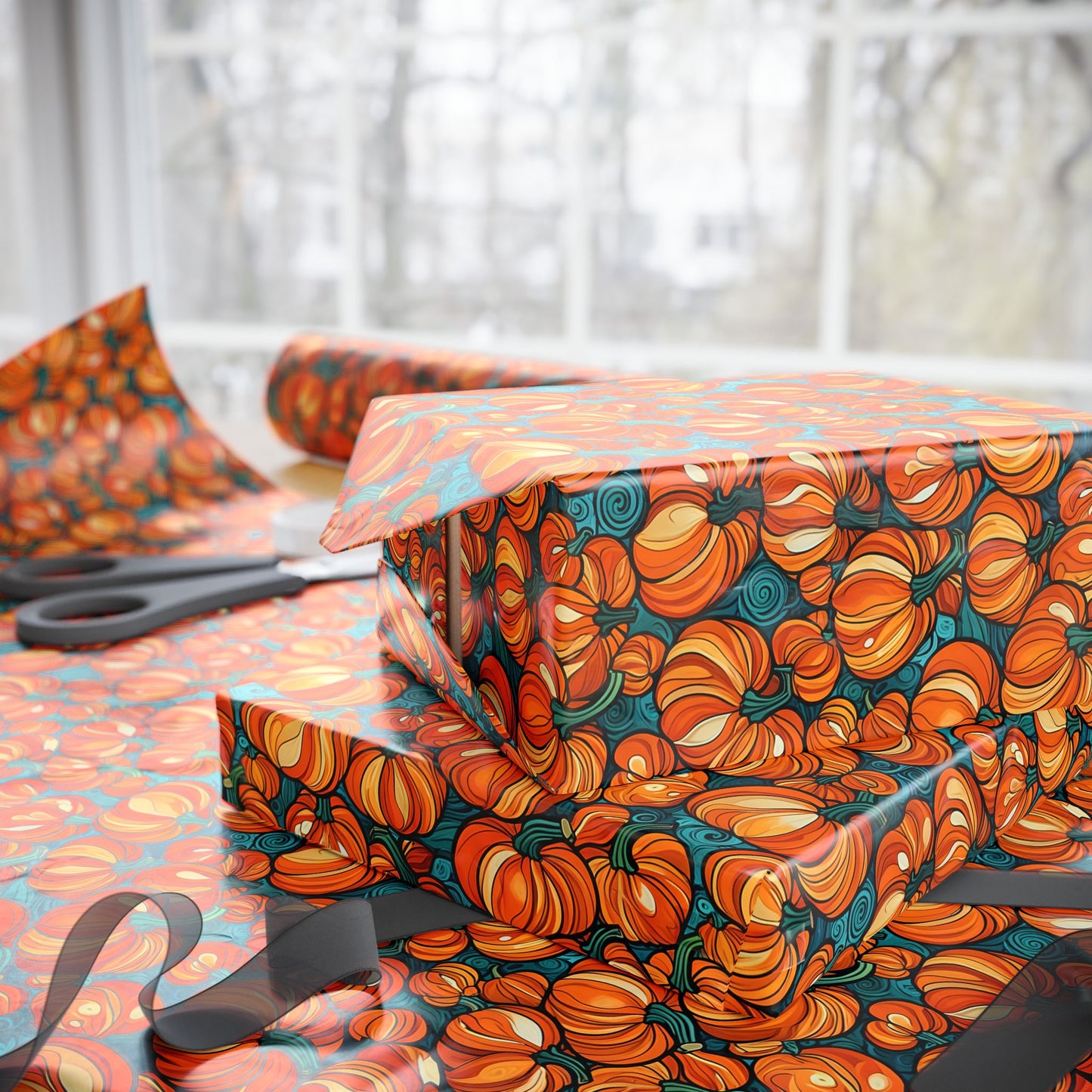 Pumpkin Wrapping Paper